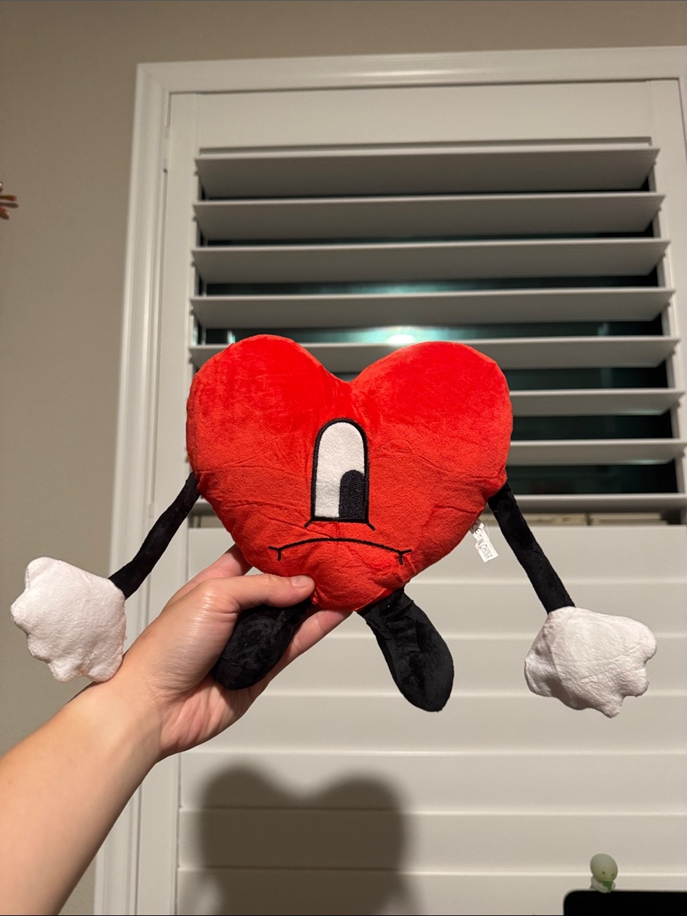 Bad Bunny Un Verano Sin Ti Heart Plushie